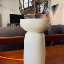 Mid-Century Modern Ceramic Table Lamp, Scandinavian Modernist Design - thumbnail 3