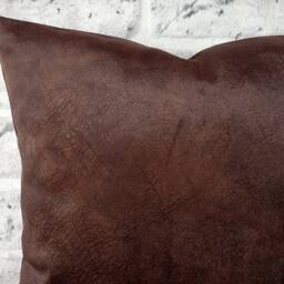 Dark Brown Velvet Pillow Cover Modern Scandinavian Home Decor - thumbnail 2