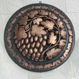 Up Cycled Wooden Wall Hanging - Plaque Kitchenalia Home Decor Hand Painted Decorationn- Grape Vines Gift - thumbnail 3
