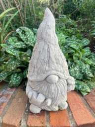 Large Cement Garden Gonk Weatherproof Gnome Ornament Watering Can