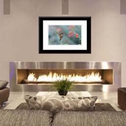 Hummingbird Art Decor, Nature Wall Art, Sage, Nursery Printable Digital Download - thumbnail 4