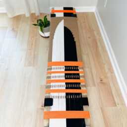 Hand-Woven Entryway Bench Mcm Style End Of Bed & Mudroom Seating - Custom-Made, Multiple Sizes - thumbnail 4