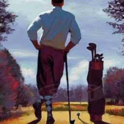 On The Tee Gift Sports Art Poster Print Painting - thumbnail 2
