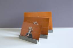 Handmade Concrete Photo Holder Modern Picture Stand