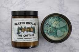 The Cottage Candle - Cozy Hockey Romance Cedarwood Amber Musk Enemies To Lovers Bookish - thumbnail 1
