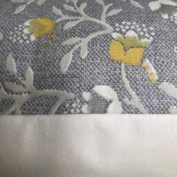 "2 X Fryetts Birdsong Grey Gold Cushion Covers 16"" 18"" 20"" 22" - thumbnail 4
