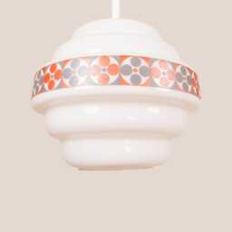 Monika Vintage Pendant Light Mcm Hanging Handcrafted Glass Lamp Retro Ceiling Fixture Yugoslavia Gold Brass - thumbnail 3
