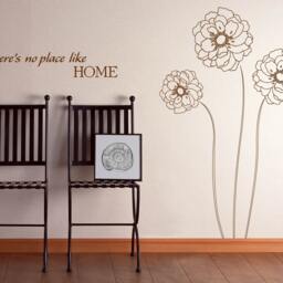 Quote Decal Flower Decals For Walls Stickers Family Room Wall Bedrooms Stick On Art - Modern Sd 063 - thumbnail 3