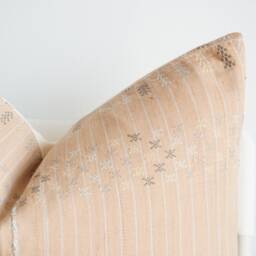 "Handwoven Karen Ethnic Pillow Cover Vintage Tribal Hemp - 22"" X 22" - thumbnail 2