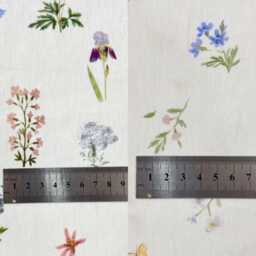 Custom Farmhouse Curtain - Plant Print Window Valance Cafe Curtains Crochet & Lace Trim 19 - thumbnail 3