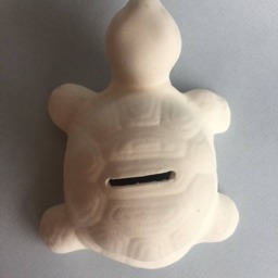 Ceramic Turtle, Cash Box, Ready To Paint, Unpainted Gift, Home Decor, Garden Coinbank, Toys, Gift For Kids - thumbnail 3