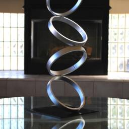 Mid Century Modern Metal Sculpture Art Abstract Simple Contemporary Decor Modernist By Petrykowski Artworks - thumbnail 4