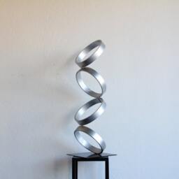 Mid Century Modern Metal Sculpture Art Abstract Simple Contemporary Decor Modernist By Petrykowski Artworks - thumbnail 2