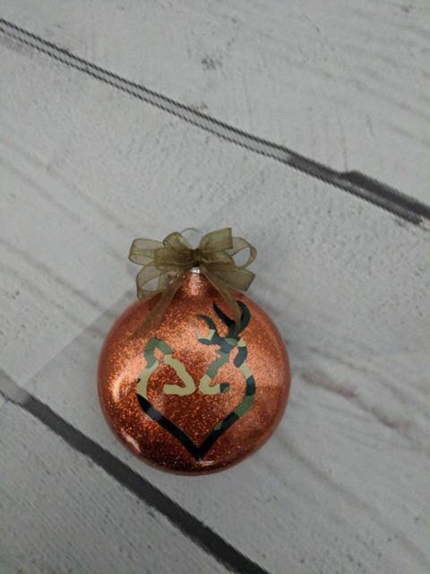 Hunter Ornament/ Buck Ornaments Christmas/ & Doe Gift/ Personalized Hunter Gift
