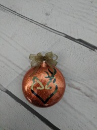 Hunter Ornament/ Buck Ornaments Christmas/ & Doe Gift/ Personalized Hunter Gift