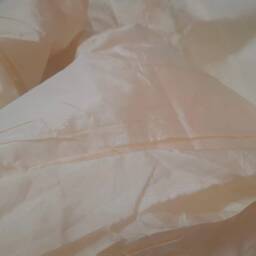 Magnolia Cream Dupion Silk Queen Size Duvet Cover - thumbnail 3