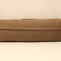 Vintage Turkish Kilim Pillow Cover, 12x48 Wool Lumbar Cushion - thumbnail 4