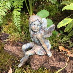 Cast Iron Antique Finish Angel /Fairy - thumbnail 3