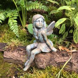Cast Iron Antique Finish Angel /Fairy - thumbnail 2
