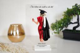 Lawyer Graduation Gift Fully Personalised, Gifts For A Lawyer Graduation, College Graduation Gift, Phd Unique Print - thumbnail 1
