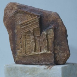 Caryatid Unique Stone Porcelain Figurine Sculpture Greek Acropolis - thumbnail 2