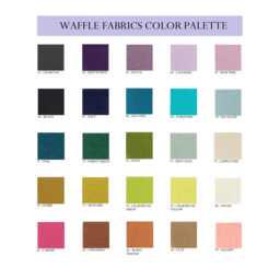 Sea Wave Waffle Linen Coverlet Softened Heavy Weight Twin Full Double Queen King California King, Custom Size Bed Cover - thumbnail 2