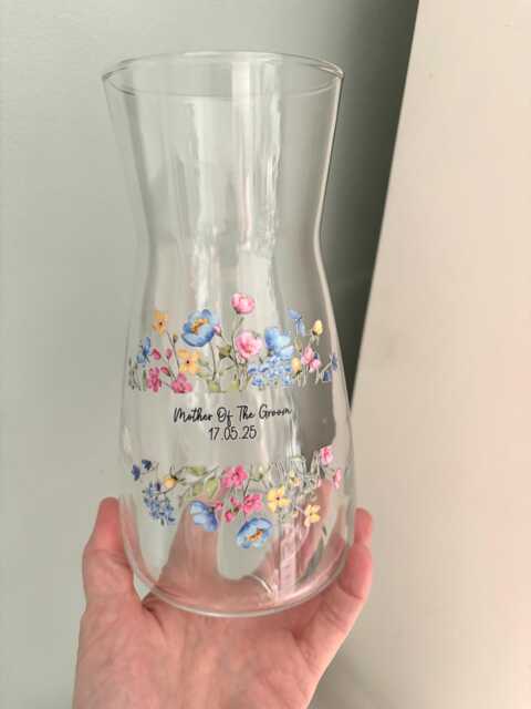 Personalised Mother Of The Groom Gift, Mother Groom Gift, Vase, Bride Gift - image 1