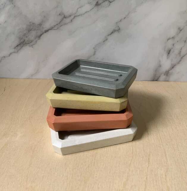 Natural Stone Soap Dish Eco-Friendly Minimalist Bathroom Decor For Modern Homes - image 1