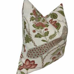 Schumacher Campagne Signature Collection Apple & Rose Cushion Cover Pillow Double Sided - thumbnail 3