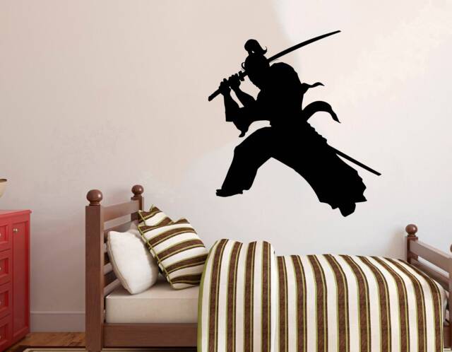 Samurai Warrior Vinyl Wall Decal Removable Home Decor 4254 - image 1