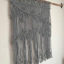 Macrame Wall Hanging, Window Valance - thumbnail 3