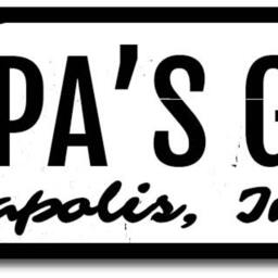 Grandpa Garage Sign, Gift For Mechanic, Custom Decor, Father's Day Gift, Metal Location Wall Art - thumbnail 2