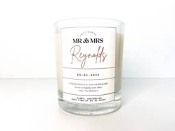 Wedding Day Candle - Gift For Couple Anniversary - thumbnail 1
