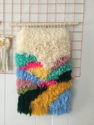 Made To Order - Weave Wall Hanging, Wall Decor, Weaving, Tapestry, Fiber Art, Handwoven, Wallhanging, Handmade - thumbnail 1