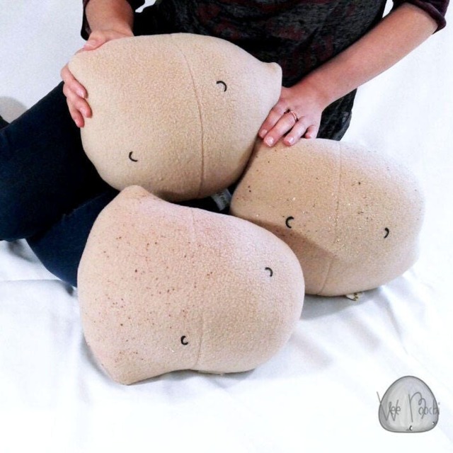 Big Malasada Plushie-Okinawa Dango Plush - Novelty Food Plushie-Hawaii-Portuguese-Japanese-Cute-Kawaii-Plushi-stuffie - image 1