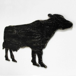 Farmhouse Decor Cow Art Rustic Farm Animal Kitchen Wall Modern Country Sign Livestock - thumbnail 3