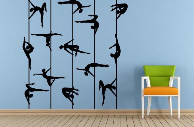 Ballerina Ballet Dancer Dance Dancing Studio Tango Salsa Break Boy Girl Wall Or Car Vinyl Peal & Stick Removable Sticker Decal L1553 - image 1