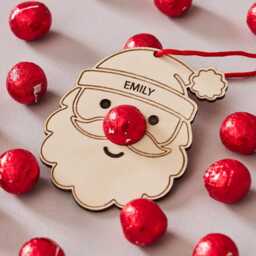 Personalized Chocolate Santa - Christmas Stocking Filler - thumbnail 2