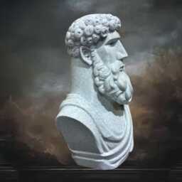 Moai Sophos Bust Bust Sculpture, Home Office Decor Desk Accessories Office Decor Easter Island - thumbnail 3