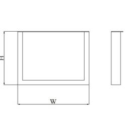 U Shape Bench Legs, Raw Steel Bench Legs, Set Of 2 Coffee Table Metal Base - thumbnail 4