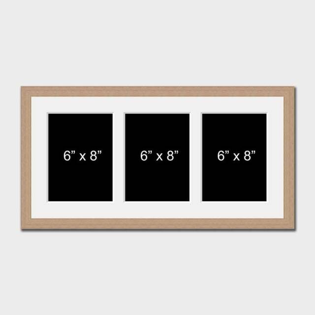 "Multi Photo Picture Frame - Holds 3 6"" X 8" - image 1