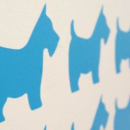 Cute Scottie Dog Scottish Terrier Vinyl Wall Art Decals/stickers - Various Colours & Sizes - thumbnail 3