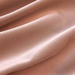 Dust Rose Pink Velvet Curtain, 100% Cotton, Room Darkening - thumbnail 2