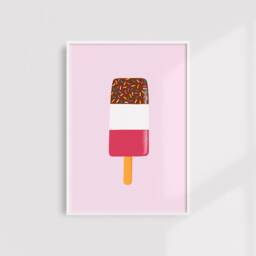 Fab Lolly Print Fun Summer Kids Room Decor - thumbnail 1
