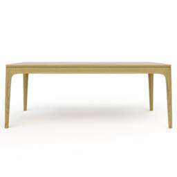 Modern Dining Table, Solid Wood Kitchen Table - thumbnail 2