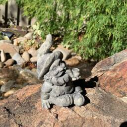 Handmade Garden Gnome Cement Statue - thumbnail 2