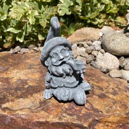Handmade Garden Gnome Cement Statue - thumbnail 3