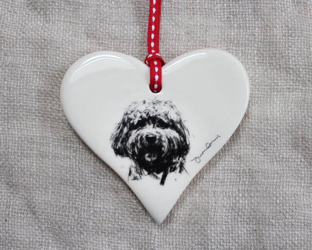xmas, Cockapoo Gift, Cockapoo Decoration, Ornament, Gift Lover, Spoodle - image 1