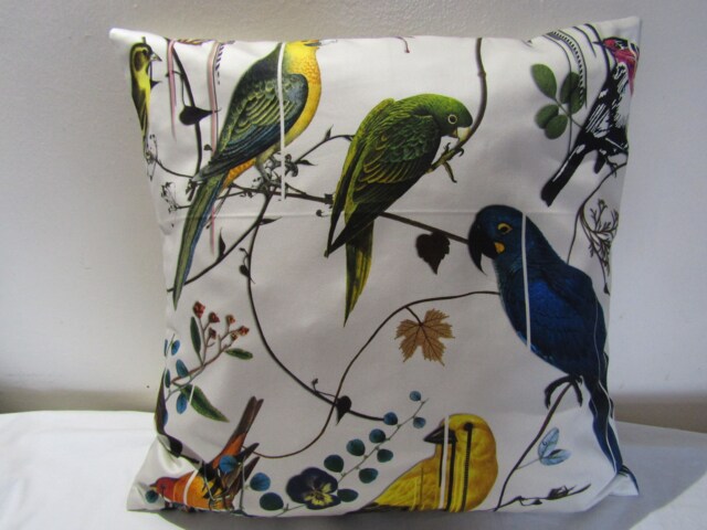 Designers Guild & Christian Lacroix Fabric Birds Sinfonia Jonc Cushion Cover - image 1