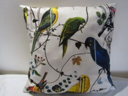 Designers Guild & Christian Lacroix Fabric Birds Sinfonia Jonc Cushion Cover - thumbnail 1